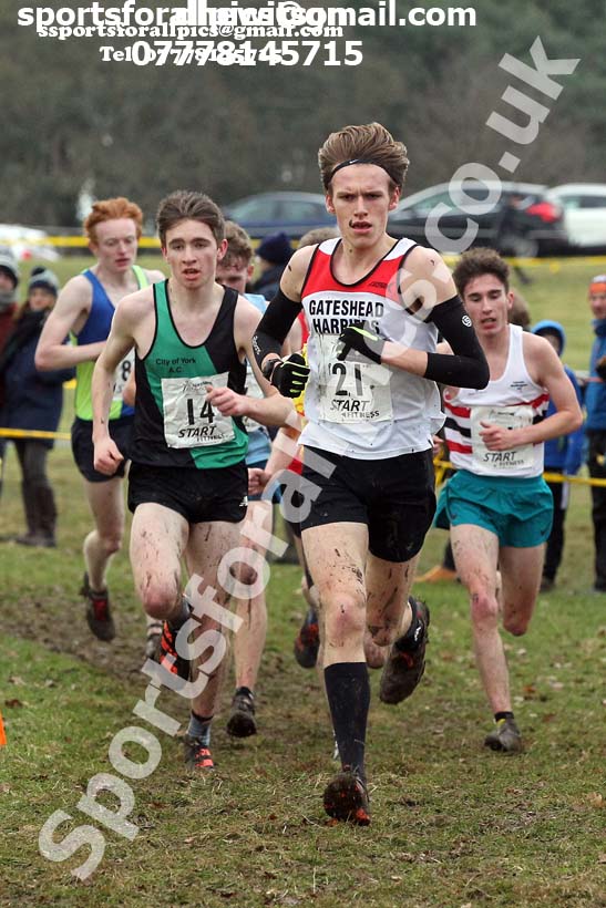 Junior mens Northern Cross Country Champs., Camp Hill Estate, Kirklington.  Photo: David T. Hewitson/Sports for All Pics